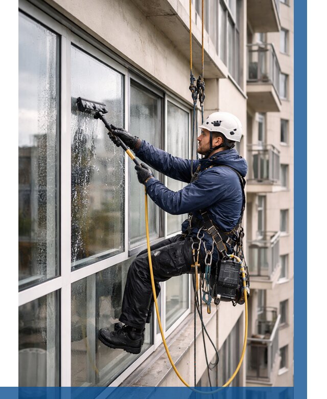 Мойка балконного остекления в Кузнецке от 3648 р. | ВЫСОТНИК-Кнц