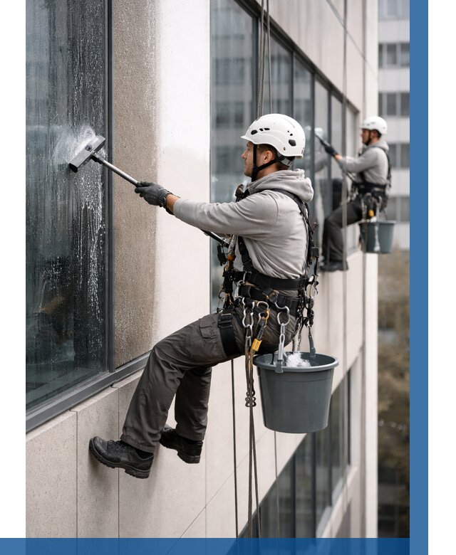 Мойка фасадов зданий в Кузнецке под ключ от 365 р. | ВЫСОТНИК-Кнц