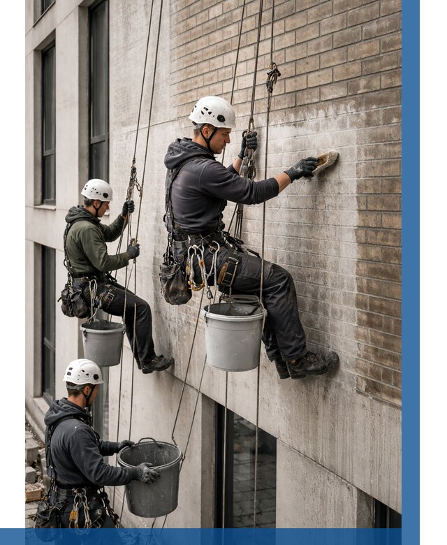 Удаление высолов с фасада в Кузнецке от 261 р. | ВЫСОТНИК-Кнц