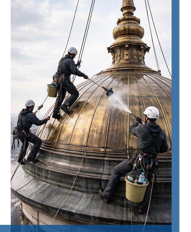 Мойка куполов и шпилей в Кузнецке от 8339 р. - заказать | ВЫСОТНИК-Кнц
