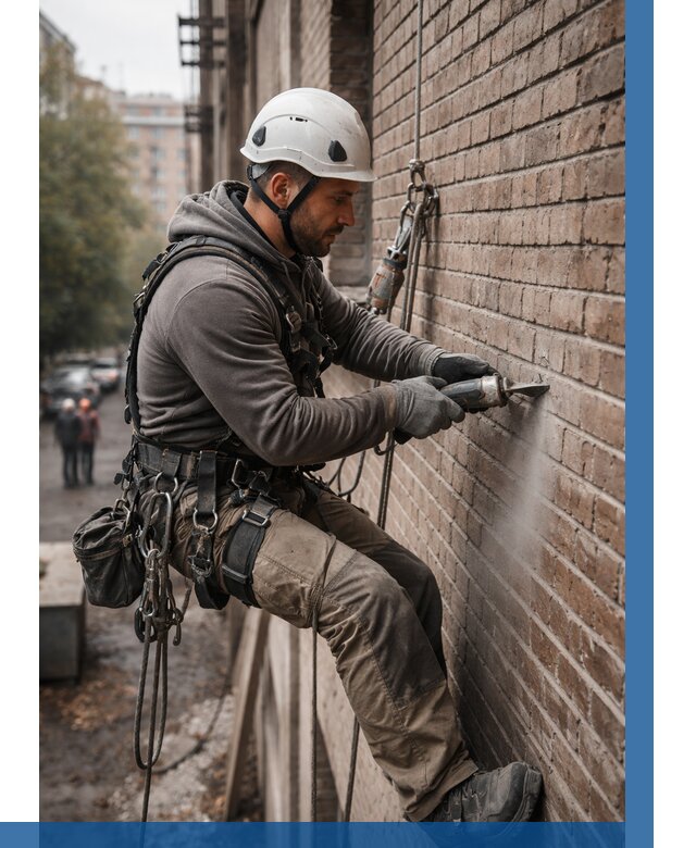 Расшивка кирпичных швов в Кузнецке от 625 р. | ВЫСОТНИК-Кнц