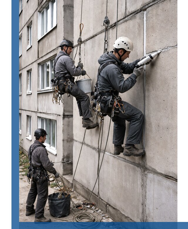 Герметизация межпанельных швов в Кузнецке с гарантией герметичности