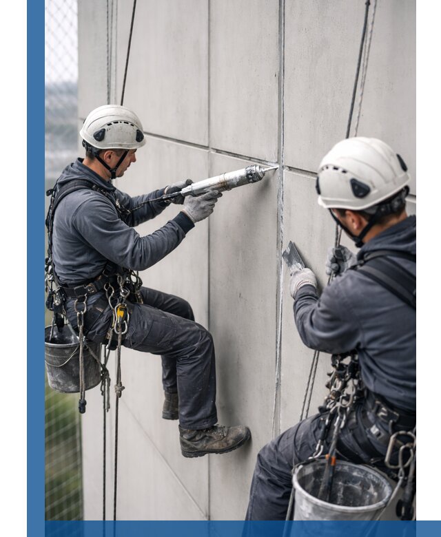 Первичная герметизация швов фасадов и кровель в Кузнецке