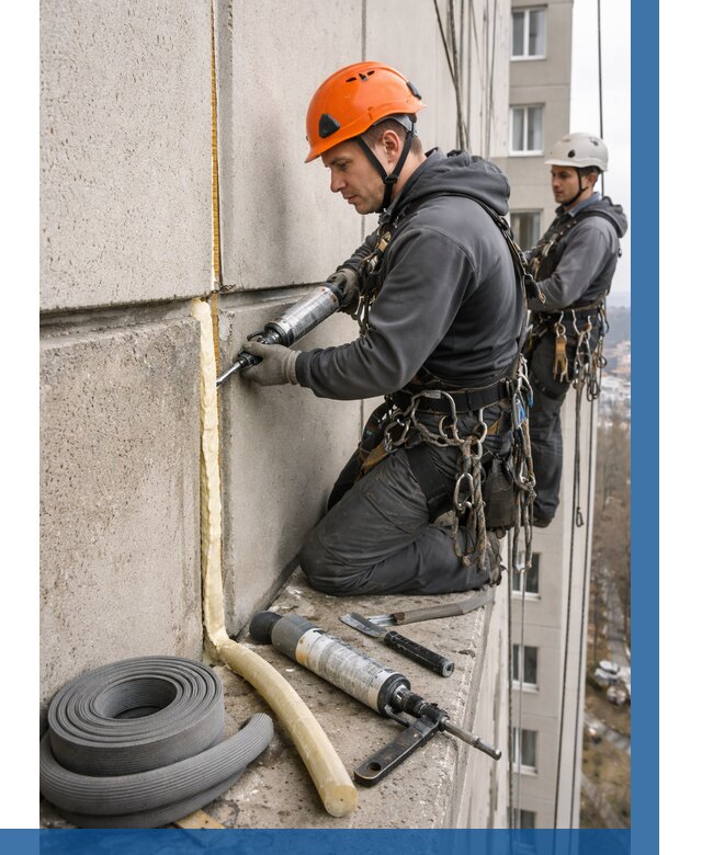 Теплый шов межпанельные швы в Кузнецке от 730 р. | ВЫСОТНИК-Кнц