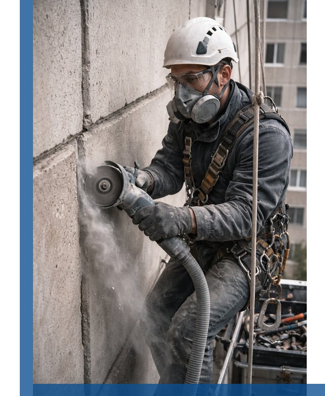 Штробление межпанельных швов в Кузнецке качественно и быстро