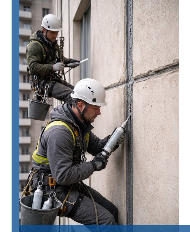 Герметизация деформационных швов фасада в Кузнецке качественно