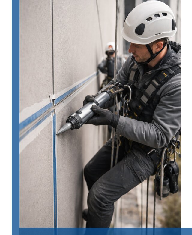 Герметизация стыков фасадных панелей в Кузнецке качественно и быстро