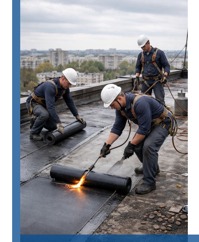 Ремонт наплавляемой кровли в Кузнецке качественно и надежно