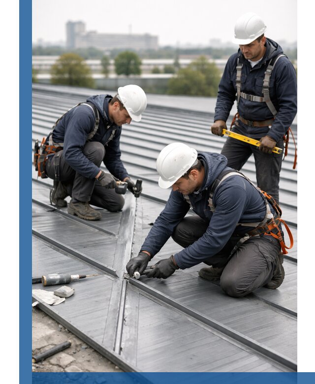 Ремонт фальцевой кровли в Кузнецке срочно и качественно