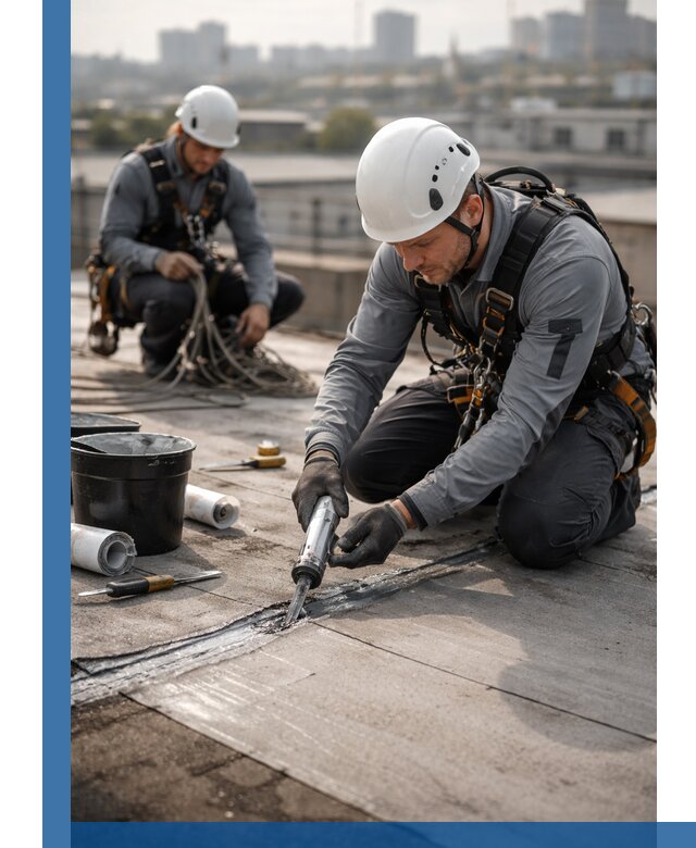 Аварийное и капитальное устранение протечек кровли в Кузнецке