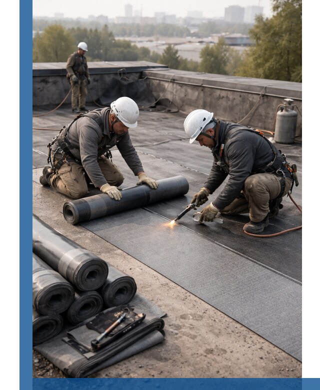 Монтаж мягкой кровли в Кузнецке профессионально и надежно