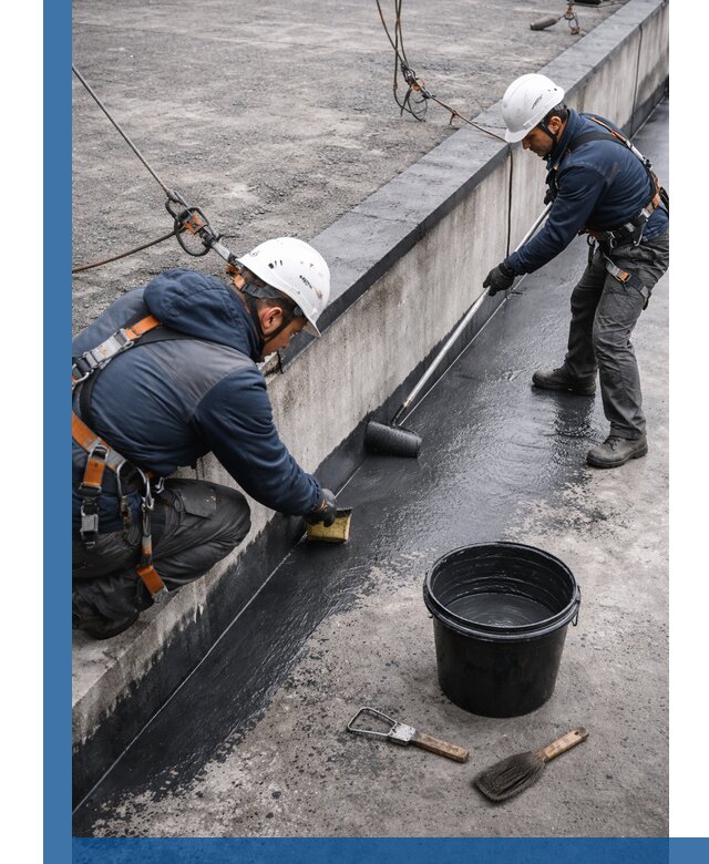 Гидроизоляция кровли жидкой резиной профессионально в Кузнецке