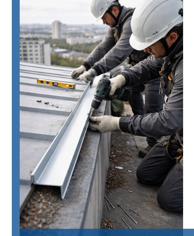 Монтаж капельника на кровле в Кузнецке с гарантией качества