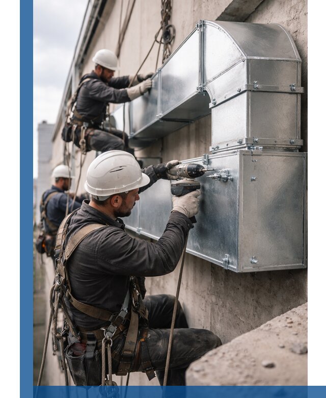 Профессиональный монтаж вентиляционных коробов в Кузнецке под ключ