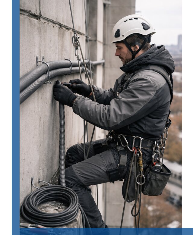 Профессиональный монтаж гофры для кабеля в Кузнецке с гарантией