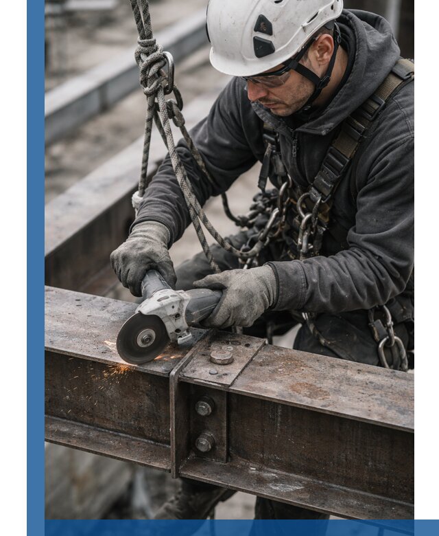 Резка металла на высоте в Кузнецке для зданий и конструкций