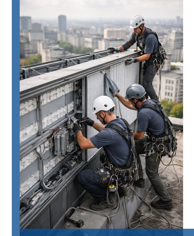 Профессиональное обслуживание крышной рекламы в Кузнецке под ключ