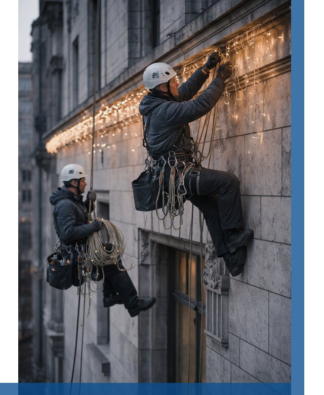 Монтаж новогодней иллюминации в Кузнецке от 8860 р. | ВЫСОТНИК-Кнц