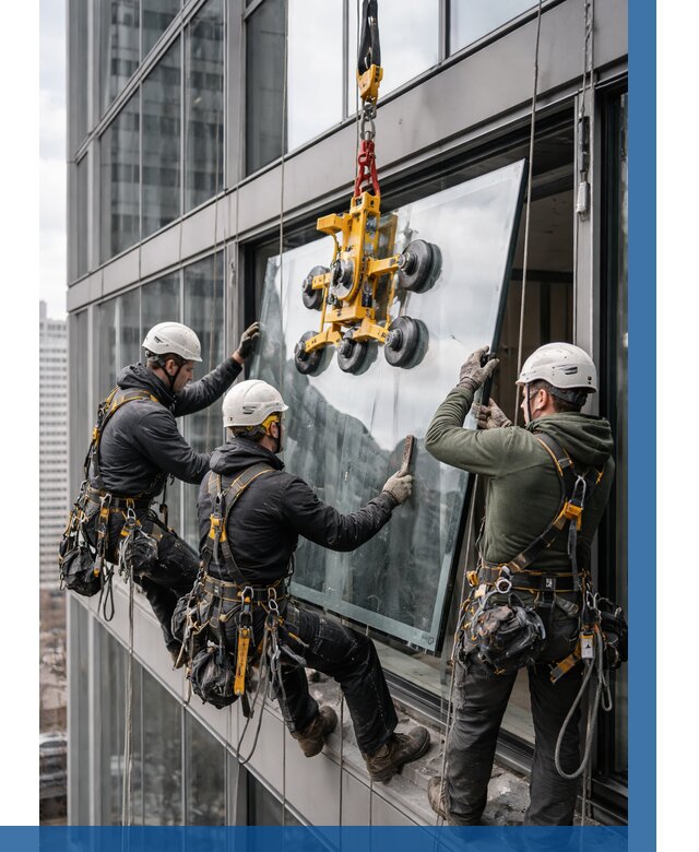 Фасадное остекление зданий под ключ в Кузнецке от 10424 р. | ВЫСОТНИК-Кнц