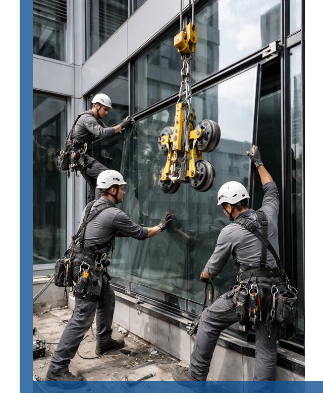 Структурное остекление фасадов в Кузнецке монтаж и обслуживание