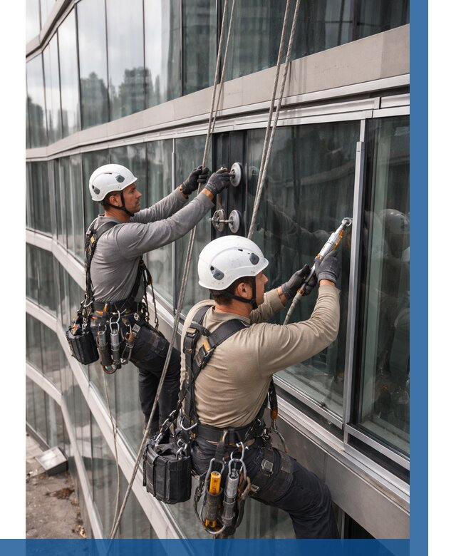 Радиусное остекление фасада в Кузнецке от 12509 р. | ВЫСОТНИК-Кнц