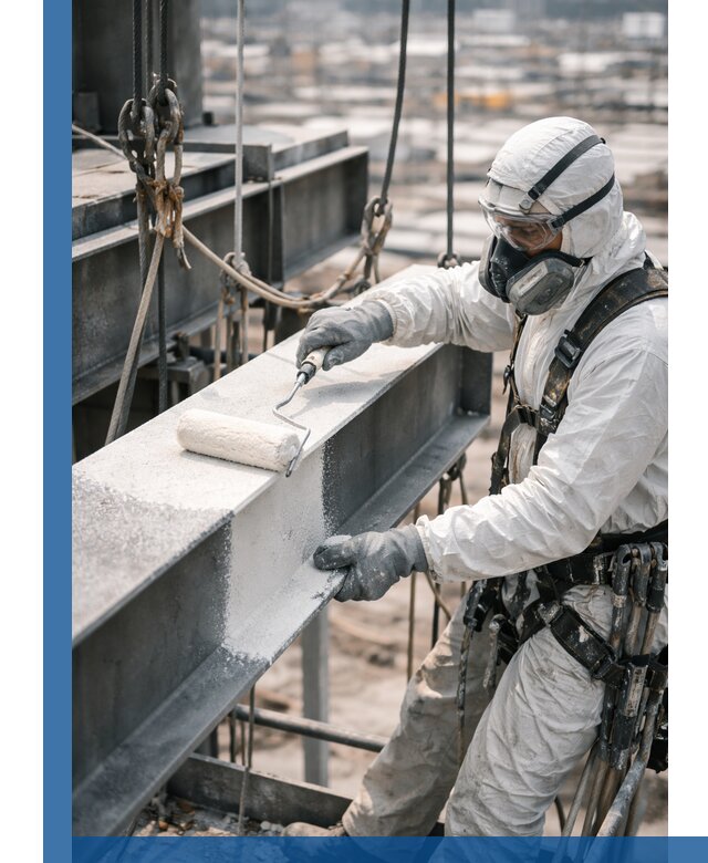 Профессиональная огнезащитная обработка металлоконструкций в Кузнецке