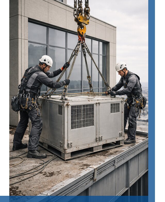 Такелажные работы на высоте в Кузнецке от 8339 р. | ВЫСОТНИК-Кнц