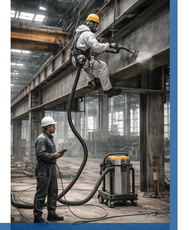 Обеспыливание конструкций в цехе в Кузнецке от 4378 р. | ВЫСОТНИК-Кнц