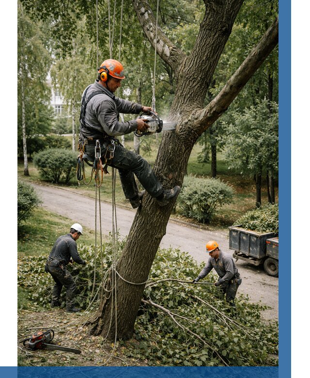 Кронирование деревьев в Кузнецке от 6776 р. | ВЫСОТНИК-Кнц