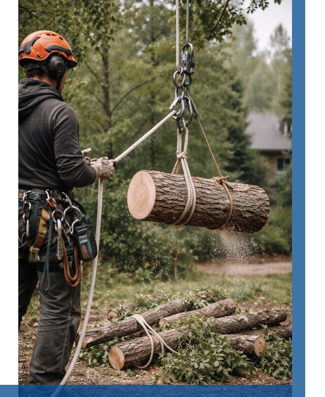 Валка деревьев частями в Кузнецке от 7818 р. | ВЫСОТНИК-Кнц