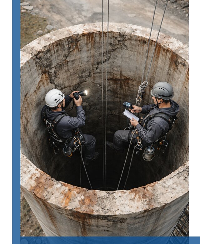 Обследование дымовой трубы: диагностика и оценка состояния в Кузнецке